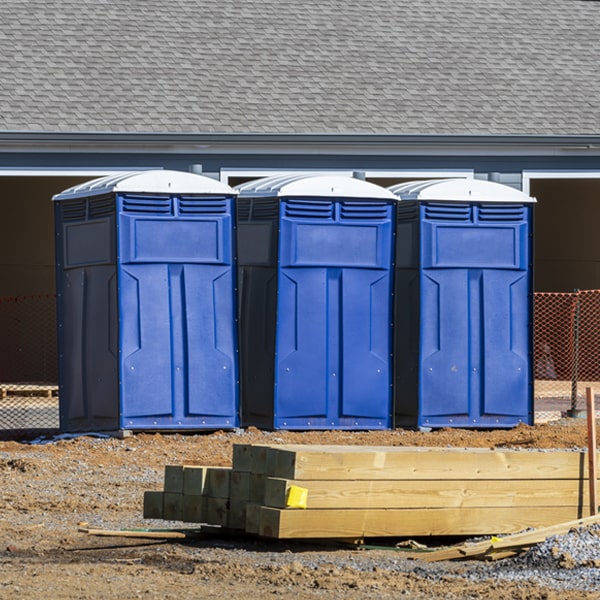 how do you ensure the portable restrooms are secure and safe from vandalism during an event in Little Rock